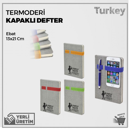 Termo Deri Kapaklı Defter